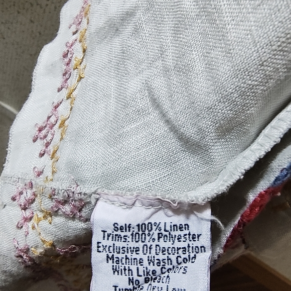 Johnny Was Boho Kimono Cardigan XL Aztec Embroidered Beige JW Los Angeles Clean - Picture 14 of 14